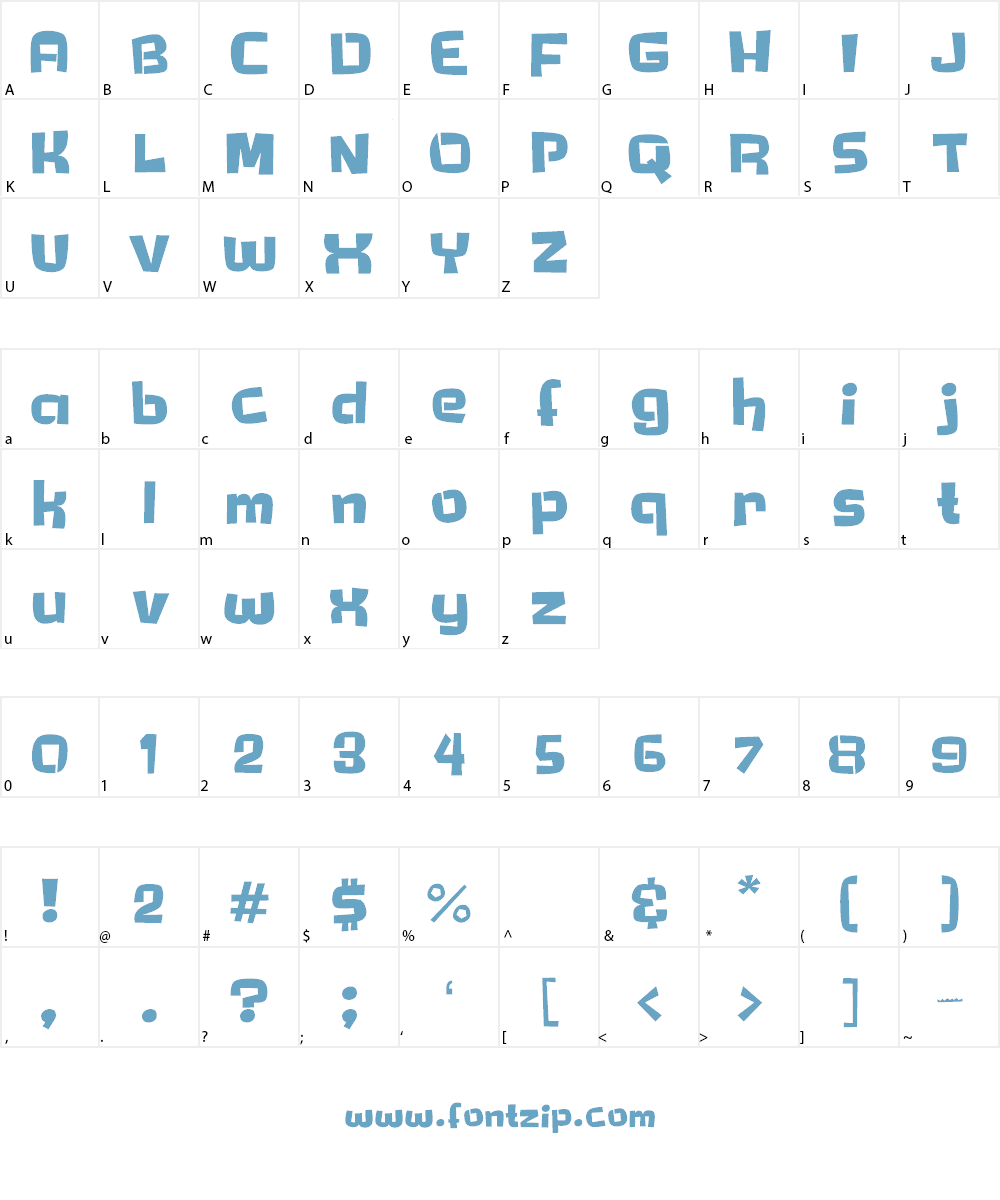 Timi Timi Font Character